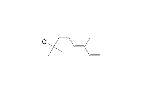 (3E)-7-chloro-3,7-dimethylocta-1,3-diene