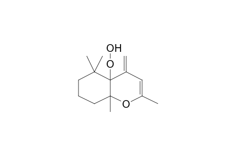 2,5,5,8a-Tetramethyl-4-methylene-6,7,8,8a-tetrahydro-4H,5H-chromen-4a-yl hydroperoxide