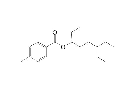 p-Toluic acid, 6-ethyl-3-octyl ester