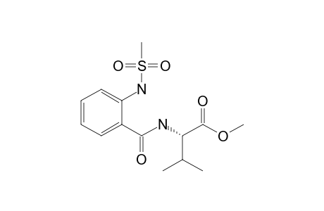 (2S)-2-[[2-(methanesulfonamido)benzoyl]amino]-3-methyl-butyric acid methyl ester