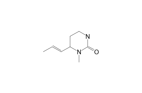 1-Methyl-6-[(1E)-1-propenyl]tetrahydro-2(1H)-pyrimidinone