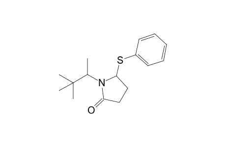 N-[(+/-)-3',3'-DIMETHYL-2'-BUTYL]-5-PHENYLSULFANYLPYRROLIDIN-2-ONE