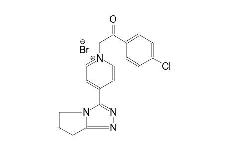 1-[2-(4-chlorophenyl)-2-oxoethyl]-4-(6,7-dihydro-5H-pyrrolo[2,1-c][1,2,4]triazol-3-yl)pyridinium bromide