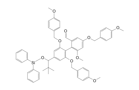 4'-(Tert-butyldiphenylsiloxymethyl)-6-methoxy-4,2',6'-tris-(4-methoxybenzyloxy)biphenyl-2-carbaldehyde