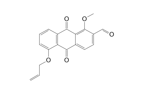 2-FORMYL-1-METHOXY-5-(PROP-2'-ENYLOXY)-ANTHRAQUINONE