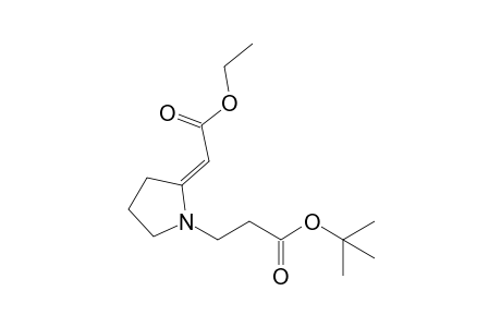 TERT.-BUTYL-3-[(2E)-2-(2-ETHOXY-2-OXOETHYLIDENE)-PYRROLIDIN-1-YL]-PROPANOATE