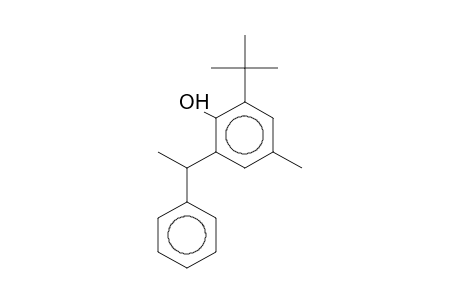 2-tert-Butyl-4-methyl-6-(1-phenylethyl)phenol
