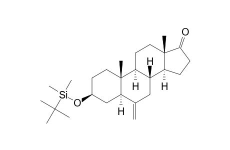 3.beta.-[(t-Butyldimethylsilyl)oxy]-6-methylene-5.alpha.-androstan-17-one