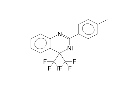 4,4-BIS(TRIFLUOROMETHYL)-2-(4-METHYLPHENYL)-3,4-DIHYDROQUINAZOLINE