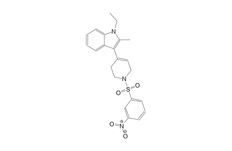 1H-indole, 1-ethyl-2-methyl-3-[1,2,3,6-tetrahydro-1-[(3-nitrophenyl)sulfonyl]-4-pyridinyl]-