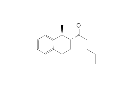 trans-1-((1S,2R)-1-Methyl-1,2,3,4-tetrahydronaphthanyl]-1-pentanone