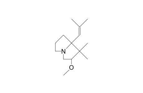 2-Methoxy-3,3-dimethyl-3a-isobutenyl-pyrrolizidine