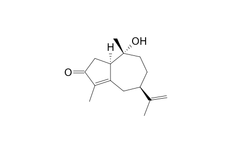 (+)-10.alpha.-Hydroxy-1.alpha.H,7.alpha.H-guaia-4,11-dien-3-one