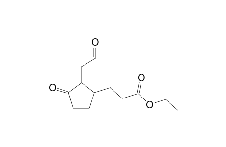 cis-Ethyl 3-[3-oxo-2-(2-oxoethyl)cyclopentyl]propanoate