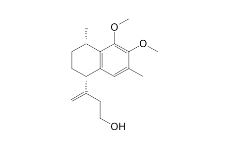 3-[(1S,4S)-5,6-dimethoxy-4,7-dimethyl-tetralin-1-yl]but-3-en-1-ol