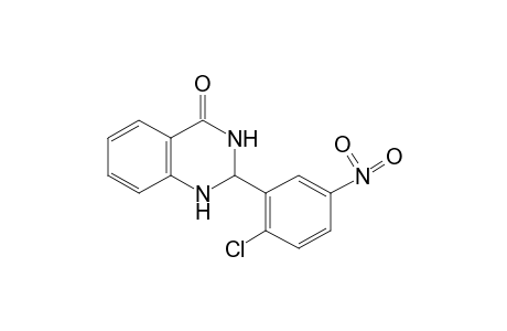 2-(2-chloro-5-nitrophenyl)-2,3-dihydro-4(1H)-quinazolinone