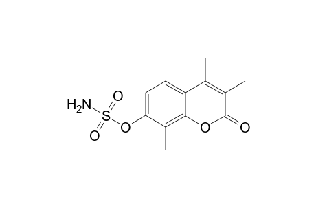 3,4,8-Trimethylcoumarin-7-O-sulphamate