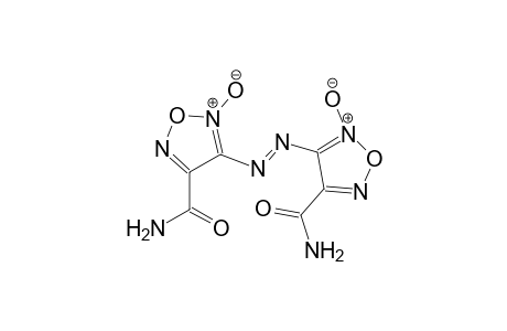 4-{(E)-[4-(aminocarbonyl)-2-oxido-1,2,5-oxadiazol-3-yl]diazenyl}-1,2,5-oxadiazole-3-carboxamide 5-oxide