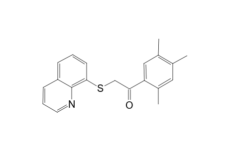 2-(8-Quinolinylsulfanyl)-1-(2,4,5-trimethylphenyl)ethanone