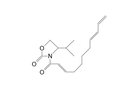 (4S)-3-([E,E]-2,8,10-Undecatrienoyl)-4-isopropyl-2-oxazolidinone