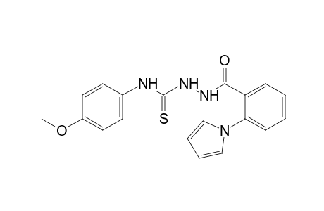 4-(p-methoxyphenyl)-1-[o-(pyrrol-1-yl)benzoyl]-3-thiosemicarbazide