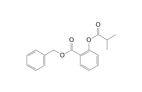 Salicylic acid, o-(2-methylpropionyl)-, benzyl ester