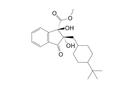 (1R,2S)-2-[(4-tert-butylcyclohexyl)methyl]-1,2-dihydroxy-3-keto-indane-1-carboxylic acid methyl ester