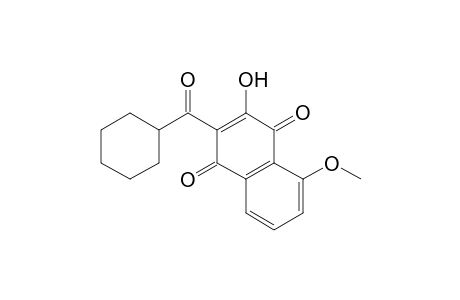 1,4-Naphthalenedione, 2-(cyclohexylcarbonyl)-3-hydroxy-5-methoxy-