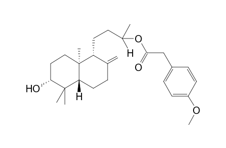 3-Hydroxy-13[S],14,15-dinorlabd-8(17)-ene 13-(p-Methoxyphenyl)acetate