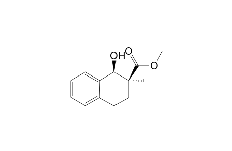 cis1-Hydroxy-2-methyl-1.2,3,4-tetrahydronaphthalen-2-carboxylic acid methyl ester