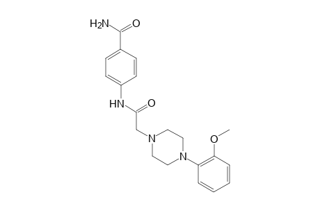 1-piperazineacetamide, N-[4-(aminocarbonyl)phenyl]-4-(2-methoxyphenyl)-