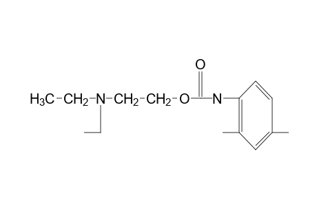 2-(diethylamino)ethanol, 2,4-dimethylcarbanilate (ester)