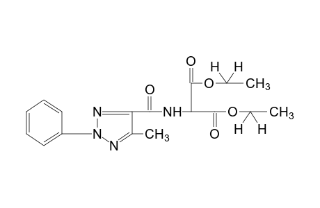 (5-methyl-2-phenyl-2H-1,2,3-triazol-4-carboxamido)malonic acid, diethyl ester