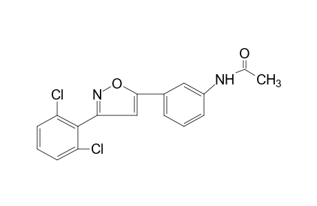 3'-[3-(2,6-dichlorophenyl)-5-isoxazolyl]acetanilide