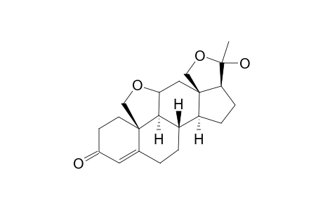 18-HYDROXY-11,19-OXIDO-PREGN-4-ENE-3,20-DIONE