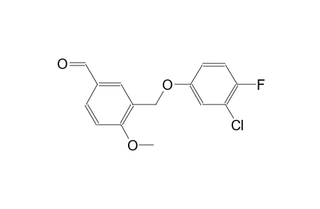 benzaldehyde, 3-[(3-chloro-4-fluorophenoxy)methyl]-4-methoxy-