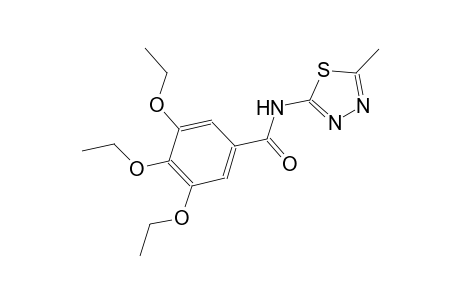 3,4,5-triethoxy-N-(5-methyl-1,3,4-thiadiazol-2-yl)benzamide