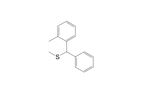 1-Methyl-2-[(methylthio)-phenyl-methyl]benzene