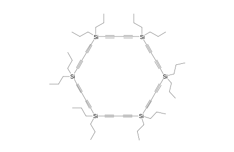 Cyclo(dipropylsilabutadiyne)hexamer