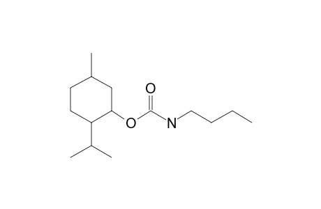 Carbonic acid, monoamide, N-butyl-, menthyl ester