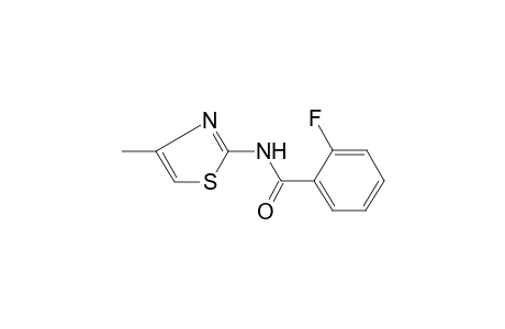 2-Fluoro-N-(4-methyl-1,3-thiazol-2-yl)benzamide