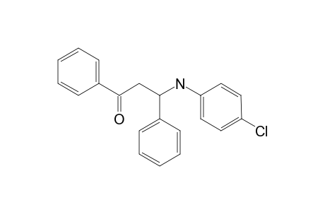 3-[(4-Chlorophenylamino)-1,3-diphenylpropan-1-one