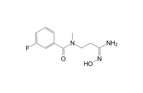 3-Fluoro-N-[2-(N-hydroxycarbamimidoyl)-ethyl]-N-methyl-benzamide