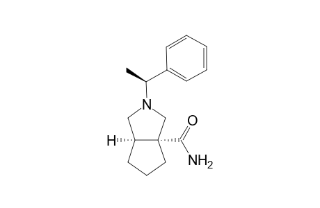 (3aR,6aR)-2-[(1S)-1-Phenylethyl]octahydrocyclopenta[c]pyrrol-3a-carboxamide