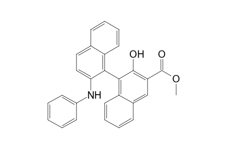 4-(2-anilino-1-naphthalenyl)-3-hydroxy-2-naphthalenecarboxylic acid methyl ester