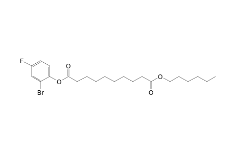 Sebacic acid, 2-bromo-4-fluorophenyl hexyl ester