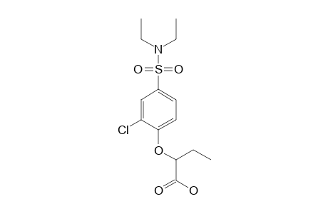 2-(2-chloro-4-(diethylsulfamoyl)phenoxy)butyric acid