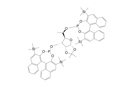 3,5-BIS-[[(R)-3,3'-BIS-(TRIMETHYLSILYL)-1,1'-BINAPHTHYL-2,2'-DIYL]-PHOSPHITE]-6-DEOXY-1,2-O-ISOPROPYLIDENE-ALPHA-D-ALLOFURANOSE