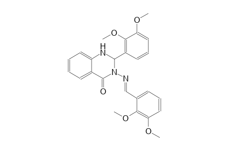 2-(2,3-dimethoxyphenyl)-3-{[(E)-(2,3-dimethoxyphenyl)methylidene]amino}-2,3-dihydro-4(1H)-quinazolinone