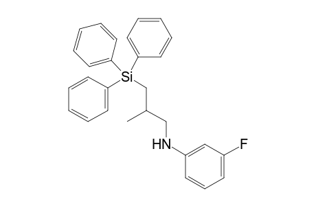 N-(2-Methyl-3-(triphenylsilyl)propyl)-3-fluoroaniline